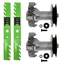 8TEN Spindle Pulley Toothed Blade Kit for AYP Husqvarna LT 120 MK1002232