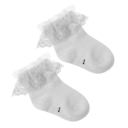 

HeroNeo Newborn Baby Cotton Socks Lace Princess Combed Socks for Girls Infant Babe Socks