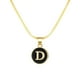 thumbnail image 1 of 26 Collar Inicial Forma Redonda 26 Alfabeto Cadena Collar A Z 26 Alfabeto Inicial Collares de Oro para Mujeres Niñas, 1 of 2
