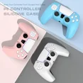 thumbnail image 2 of For PlayStation PS5 Controller Silicone Case Skin Protective Cover Joystick Thumb Stick Grips Anti-Slip Cap (SKY BLUE), 2 of 7