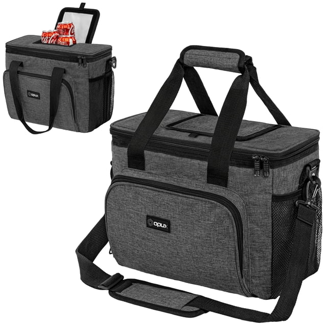 Bolsa Térmica Suave Plegable OPUX 19L para 30 Latas Gris