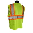thumbnail image 3 of Radians SV22-2ZGM Mesh Economy Class 2 High Visibility Zipper Closure Vest with Two-Tone Trim, 3 of 8