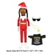 thumbnail image 4 of Snoop on The Stoop Snoop Dogg Muñeco de peluche de elfo navideño para amantes del hip hop (rojo), 4 of 8