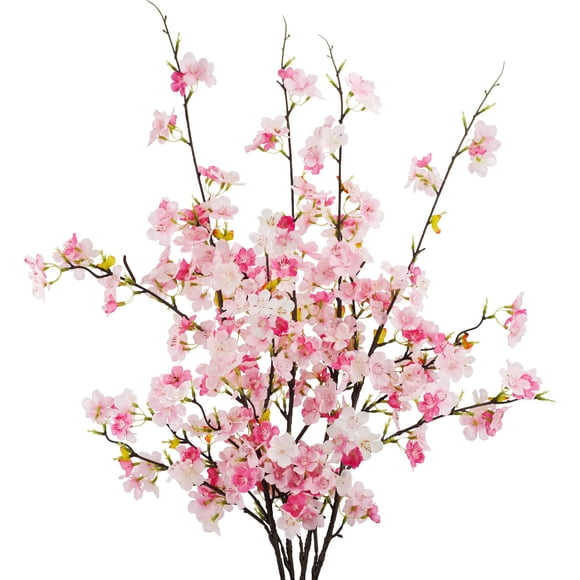 Ramas de flor de cerezo artificiales obbsie 39.4 pulgadas