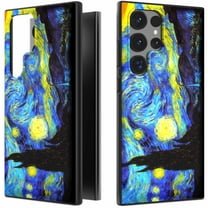 CoverON Art Design For Samsung Galaxy S24 Ultra Phone Case, Flexible Rubber Slim TPU Cover, Starry Night