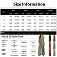 thumbnail image 4 of Women's Sleeveless V Neck Wide Leg Jumpsuit Casual Loose Pocket Maxi Romper, 4 of 5