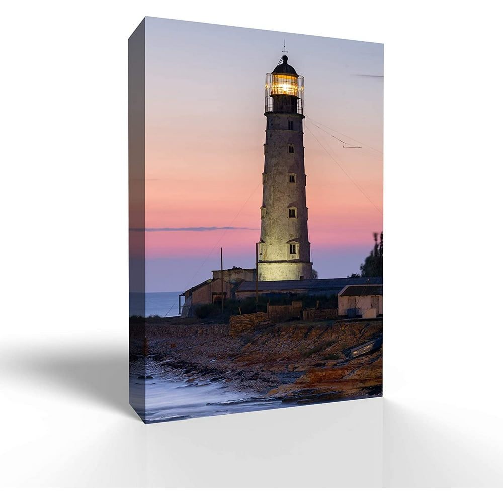 wall26 Canvas Wall Art Lighthouse Pictures Home Wall Decorations for