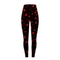thumbnail image 3 of Tosmy Leggings For Women Valentine's Day Women's Print Workout Pants Tummy Control Workout Leggings High Waist Yoga Pants Pants, 3 of 5