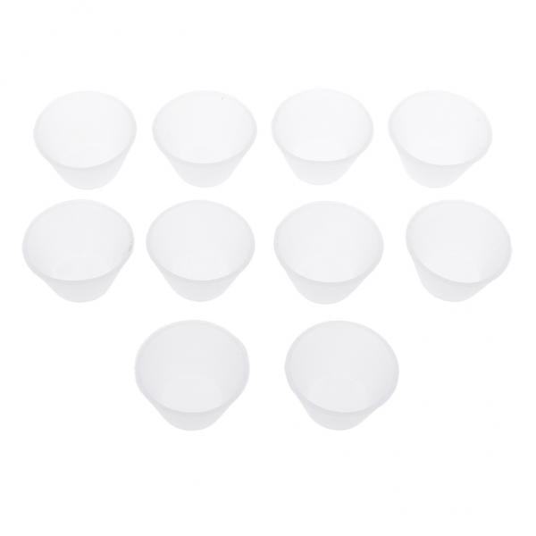 GUOOL 2X 10x Gobelet de Distribution en Silicone Résine Époxy Liquide Gobelets de Mélange
