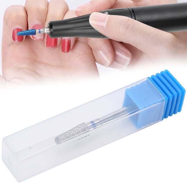 Brocas Profesionales para uñas de acero de tungsteno para manicura, pulido de uñas, pulido y pelado con funciones completas