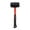 Black, variant on Monyance Hammer for Leather Crafts Rubber Mallet for Crafts, Jewelry & Flooring, Non-Slip Handle(11.22X3.74X2.17Inches)
