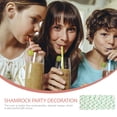 thumbnail image 3 of Luxshiny 96Ud Pajillas Desechables De Verde Para Bebidas Con De, 3 of 8