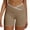 Brown, variant on BiZtdJrK Blue Running Shorts for Women Criss Cross Waist Gym Yoga Workout Shorts Lightweight Stretch Body Shaper Boyshorts S