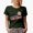 Military Green, variant on Distressed I Solved the Cube, 90s Retro Art or Smart Person Merch Gift, Black T-Shirt, Large