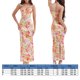thumbnail image 2 of Vestido largo Ygjytge para Mujer sin mangas estampado floral Amarillo L, 2 of 9