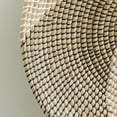 thumbnail image 6 of DecMode Brown Bohemian Seagrass Weaved Spiral Basket Wall Décor, Set of 3 29", 24", 20"D, 6 of 14