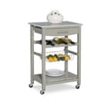 thumbnail image 4 of Randall Grey Kitchen Island With Granite Top, 4 of 7