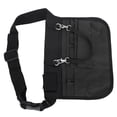 thumbnail image 2 of Riñonera para enfermeras, bolsa de almacenamiento de suministros médicos, bolsa de cintura médica multicompartimento para enfermeras, color negro, 2 of 14