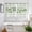 Green, variant on Green Eucalyptus Leaves Kitchen Curtains Window Panels, Black White Plaid Farmhouse Watercolor Insulated Window Treatment Curtain, Grommet Curtains for Bedroom/Living Room, 2 Piece 27.5"Wx39"L