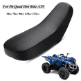 thumbnail image 2 of Black Foam Seat For Pit Quad Dirt Bike ATV 4 Wheeler 50cc 70cc 90cc 110cc Racing Style,Durable & Comfortable, 2 of 9