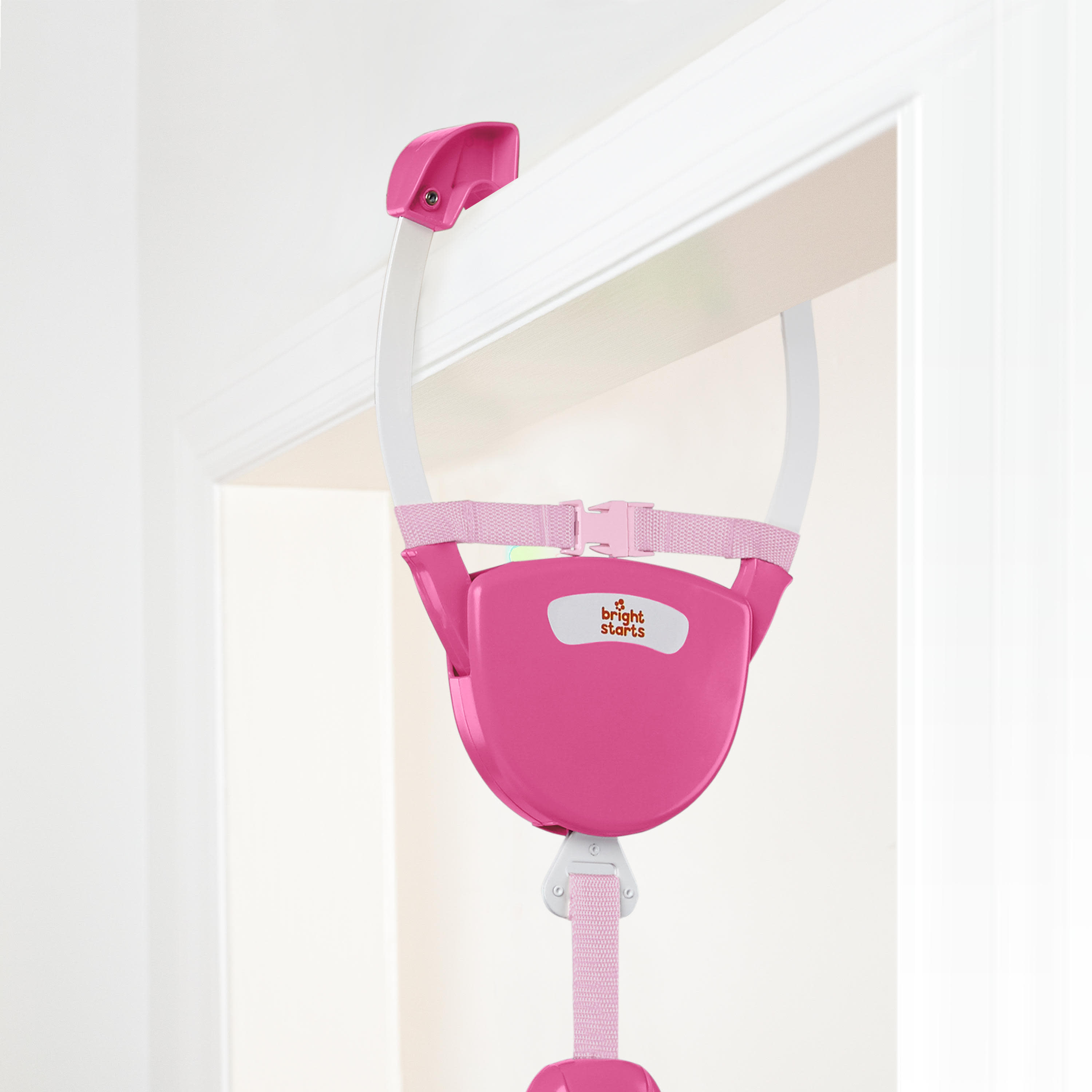 bright starts door bouncer pink
