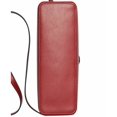 thumbnail image 7 of DKNY Lyla Leather Crossbody Metallic Logo Snap Closure MSRP $228 B4HP (Red), 7 of 7