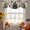 Beige,Oatmeal,Charcoal,Black, variant on Halloween Tie Up Valance Curtains for Windows, Kitchen Curtains Window Treatments, Black Ghost Bats Witch Silhouette Horror Plaid Gray Short Window Shades Valances for Bedroom Bathroom Cafe 42"x18"