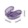 thumbnail image 3 of Nilvkv Braces Retainer Storage Box Convenient Orthodontic Box Orthodontic Appliance Denture Box Breathable Denture Box, 3 of 6