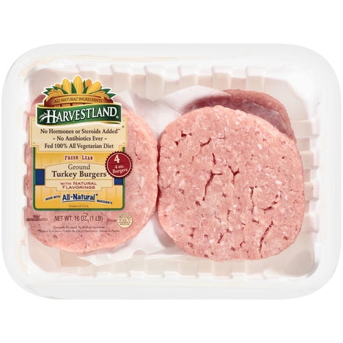 Harvestland Fresh Lean Ground Turkey Burgers, 16 oz by Perdue Farms
