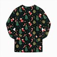 thumbnail image 4 of sdbrld Unisex Christmas Pajama Outfits Kids Boys and Girls PJs Pants and Long Sleeve Top Matching Cute Set 2 Piece Holiday Xmas Sleepwear AG Sizes 7-8 Years, 4 of 9
