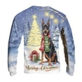 thumbnail image 2 of Merry Christmas Doberman Pinscher Snowy Winter with Gifts Tree Decorations All Over Print 3D Sweatshirt Unisex Merch Doberman Dog Lover Gifts - 12020, 2 of 6