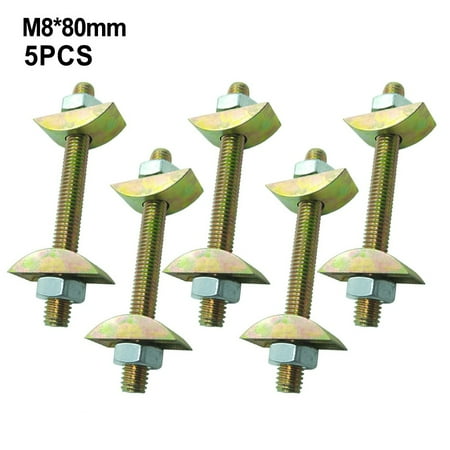 

5pc Slimline Toggle Bolt for Compact Laminate Worktop Connecting Bolts of Unika