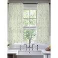 thumbnail image 2 of Sage Green Branches Sheer Curtains 72 Inch Length 2 Panels Set - Light Filtering Window Treatments, Vintage Art Farmhouse Rod Pocket Semi Curtains for Living Room/Bedroom/Kitchen Décor, 104"W x 72"L, 2 of 7