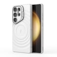 thumbnail image 2 of for Samsung Galaxy S25 Ultra Matte Case, with Magsafe Soft TPU Camera Cover Kickstand Back Case, Ultra Slim Shockproof Drop Protective Luxury Case Cover for Samsung Galaxy S25 Ultra Women Men, White, 2 of 5