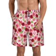 thumbnail image 1 of Fotbe Rose Flowers Trajes de Baño Estampados para Hombre, Shorts de Verano de Secado Rápido, Ropa de Playa, Bañadores-Small, 1 of 6