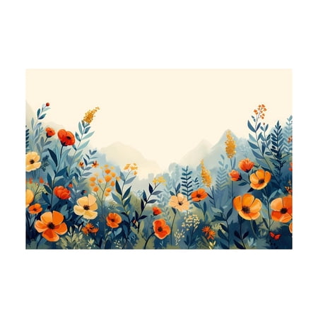 Diamond Art Kits for Adults Floral Mountain LandscapeDiamond Painting Kits for Beginners Frameless Round 5D Full Drill Diamonds Art Pictures Gem Art Crafts Home Decor Gifts