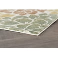thumbnail image 4 of Transitional 5x8 Area Rug (5'3'' x 7'3'') Floral Ivory, Seafoam Living Room Easy to Clean, 4 of 9