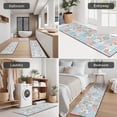 thumbnail image 5 of Pioneer Flower Floral Print Pattern Kitchen Rugs Sets Of 3,Kitchen Runner Rugs Non Skid Washable,Decorative Kitchen Floor Mats for Kitchen,Sink,Laundry,17X30 Inch + 17X47 Inch + 17X59 Inch, 5 of 6