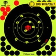 Rective Atflbox 50 pcs Shooting Target 8'' Bulleye Super Splatter Paper Targets ...