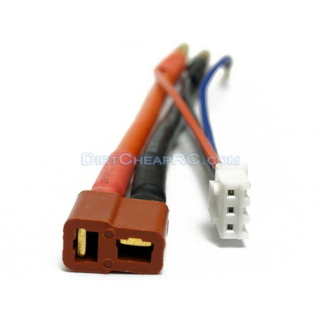 4mm Bullet/Banana to Deans Ultra (T-Plug) Battery Leads w/ 2mm JST-XH Balancing Plug