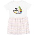 thumbnail image 3 of Inktastic Bookworm Ready for Preschool Girls Toddler Dress, 3 of 5