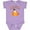 Lavender, variant on Inktastic My 1st Thanksgiving Cute Owl in Pumpkin Boys or Girls Baby Bodysuit