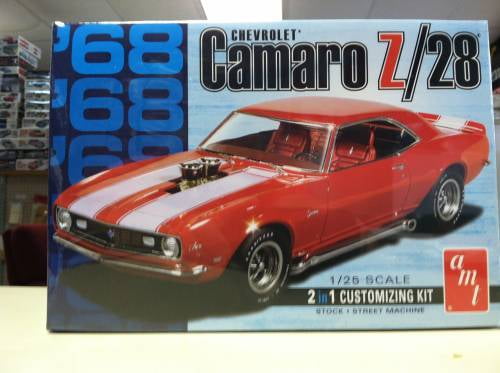 1968 CHEVROLET CAMARO Z28 GAUGE FACES for 1/25 scale AMT KITS 