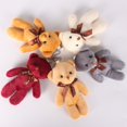 thumbnail image 2 of Lote de 16/50 unidades de osos de peluche, Mini Oso de juguete, llavero, bolsa colgante, decoración de boda, regalos de fiesta de cumpleaños para niños Fivean Peluches, 2 of 2