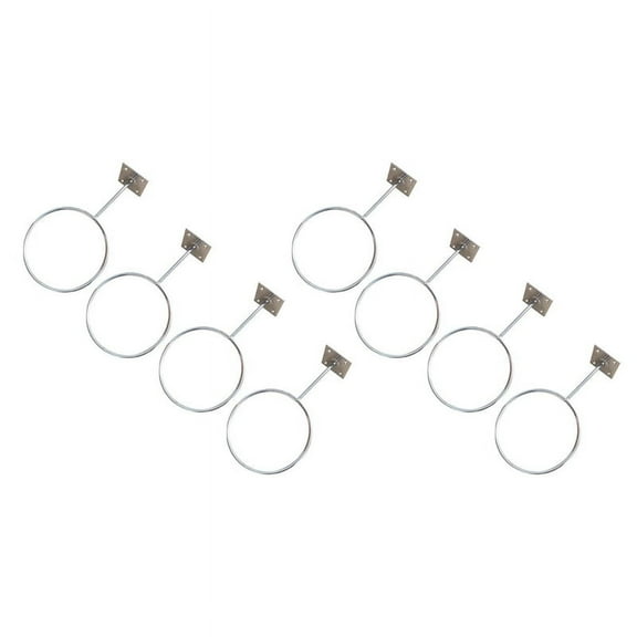 8 Pcs Wall Mount Sports Holder Display for Medicine , Basketballs, Volleyballs, Soccer Storage Rack