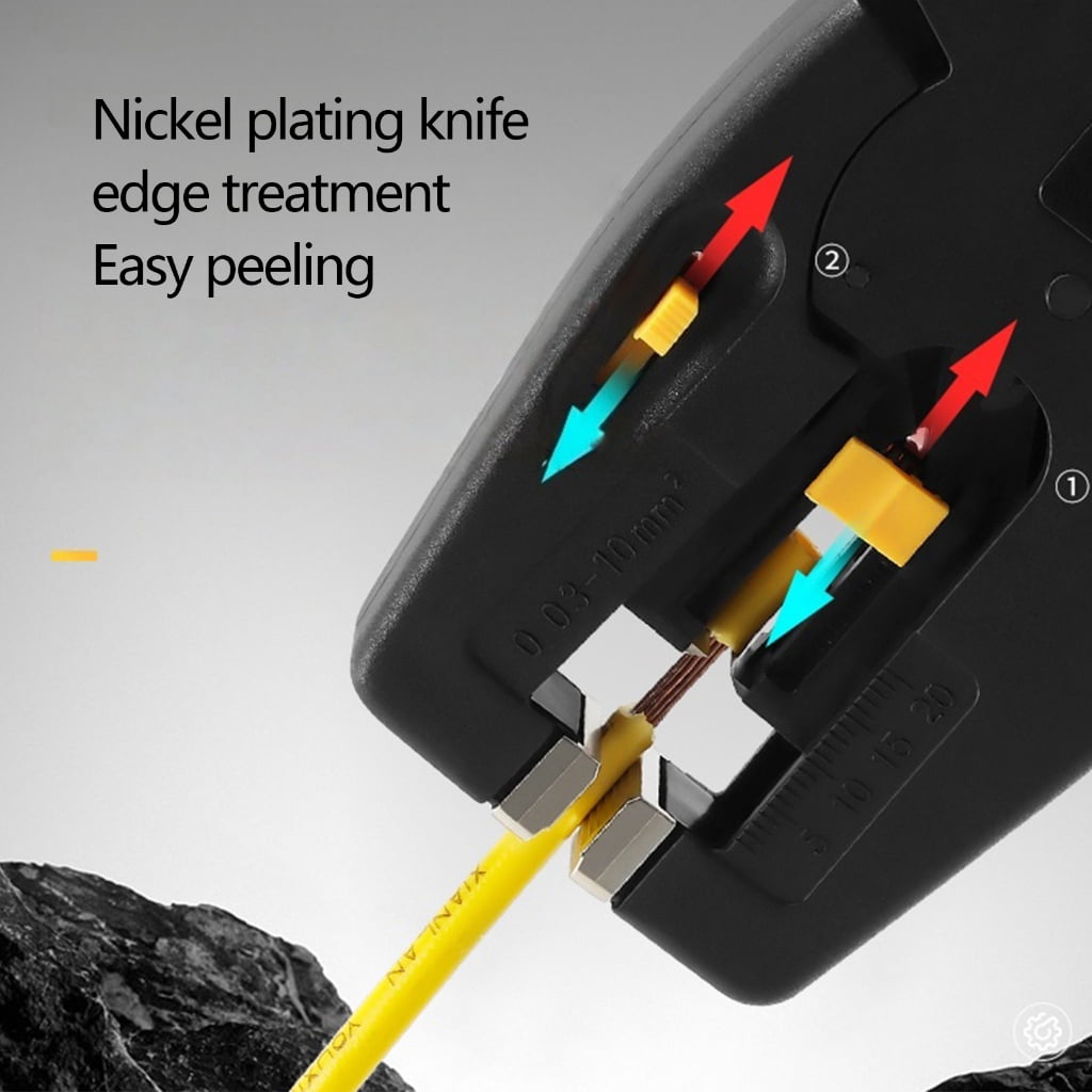 Wire Stripper Multifunctional Cable Stripper Wire Cutter Wire Crimper Professional Automatic Wire Stripping Pliers Tool