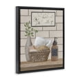 thumbnail image 3 of Stupell Industries Cottage Let It Go Bath Black Floating Frame Canvas Art, 25 x 31, by Pam Britton, 3 of 8