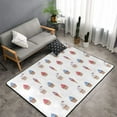 thumbnail image 2 of Area Rugs For Living Room Decor - Ice Cream Cupcake Printing Anti Slip Throw Washable Rugs 3x5 For Bedroom, Soft Indoor Carpet For Bedroom Living Room 60x39In, 2 of 5