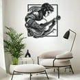 thumbnail image 5 of Tattoed Guitarist Metal Wall Art, 5 of 8