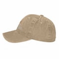 thumbnail image 2 of Certified Hotdogolist Hot Dog Baseball Cap Vintage Soft Washed Denim,Golf Dad Hat Adjustable Trucker Hats for Men Women Unisex Adult,Natural, 2 of 6